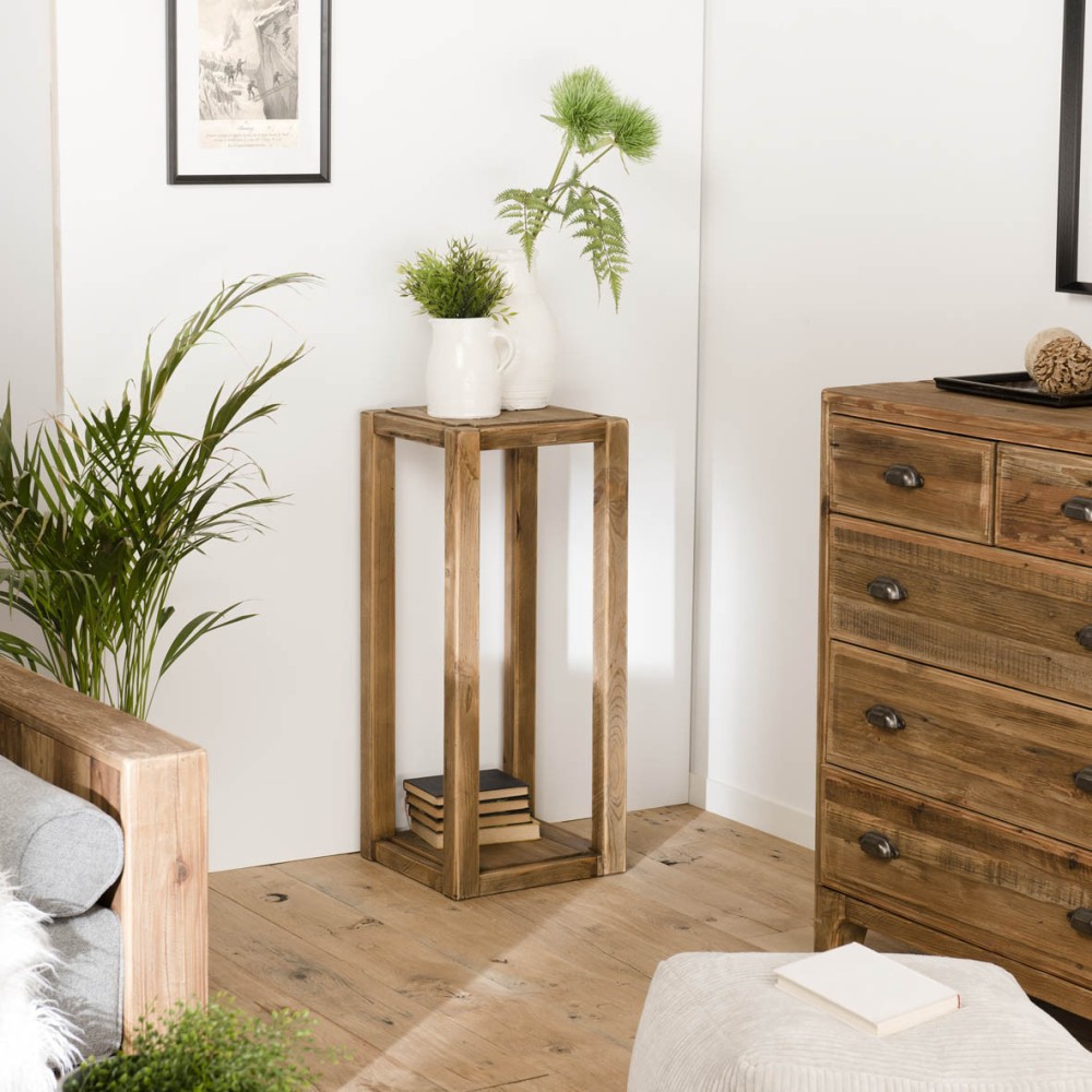 Sellette marron bois Pin recyclé - Seconde Main - Livraison rapide