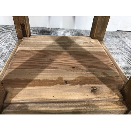 Sellette marron bois Pin recyclé - Seconde Main - Livraison rapide