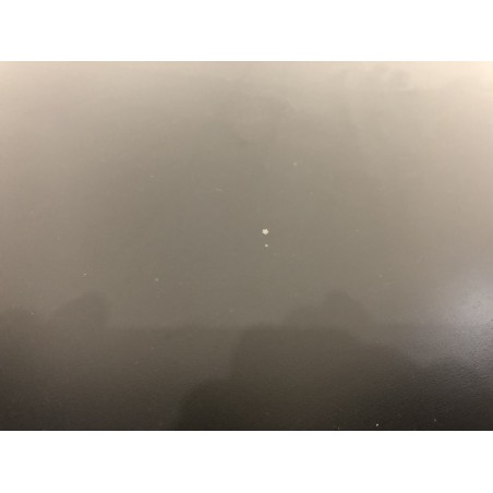 Round coffee table 110x110cm black iron top | Second life