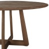 Table à manger ronde 140x140cm en bois de mindi | Collection Romy