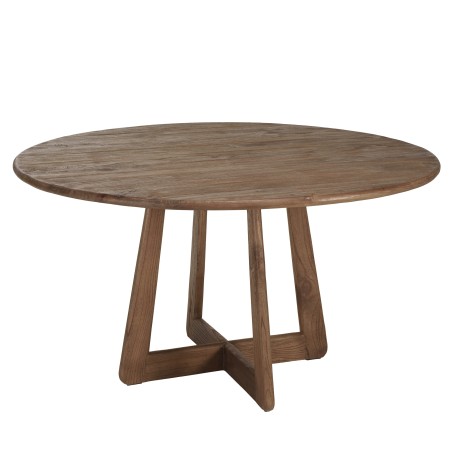 Table à manger ronde 140x140cm en bois de mindi | Collection Romy