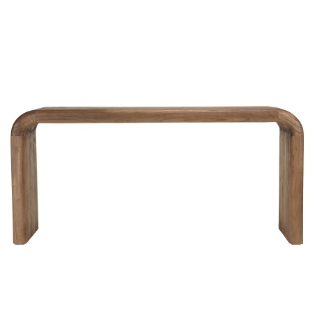 Sleek console table in mindi wood | Romy Collection
