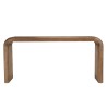 Sleek console table in mindi wood | Romy Collection