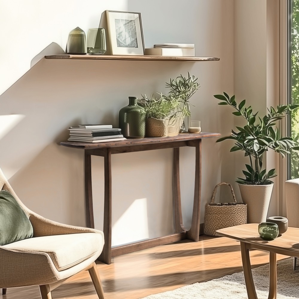 Console 120cm en bois de mindi - Collection Romy