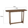 120cm mindi wood console table - Romy Collection