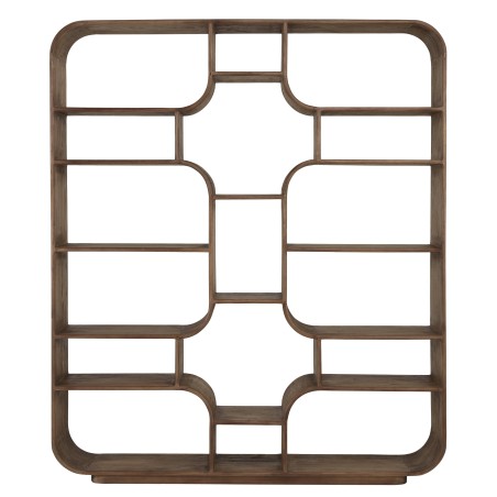 Bibliothèque symétrique en bois de mindi | Collection Romy | Macabane