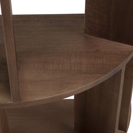 Bibliothèque artistique en bois de mindi | Collection Romy | Macabane