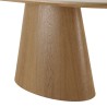 Dining table 200x90cm ceramic top with wooden legs | Ugo Collection