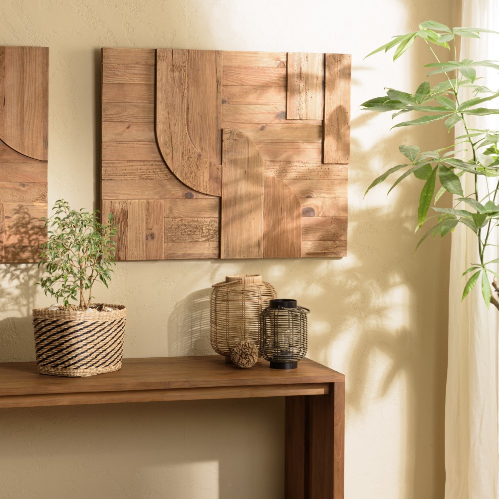 Wall decoration - 98x80cm Recycled pine | Second-hand
