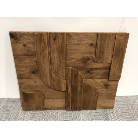 Wall decoration - 98x80cm Recycled pine | Second-hand
