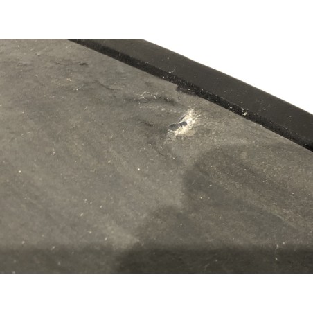 SECONDE MAIN - Table à manger ronde plateau effet pierre noir