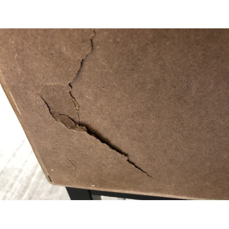 SECOND HAND | Console table with 2 drawers, natural cane finish