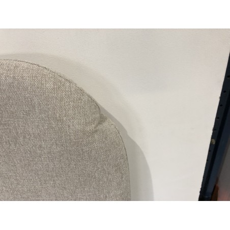 Upholstered headboard for 140/160 cm beds in beige - Arthur Collection