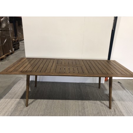 Table de jardin 8/10 personnes 180/240x100x75 cm en bois d'acacia | Seconde Vie