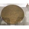 Antique gold round shell coffee table | Second-hand
