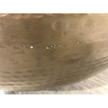 Antique gold round shell coffee table | Second-hand