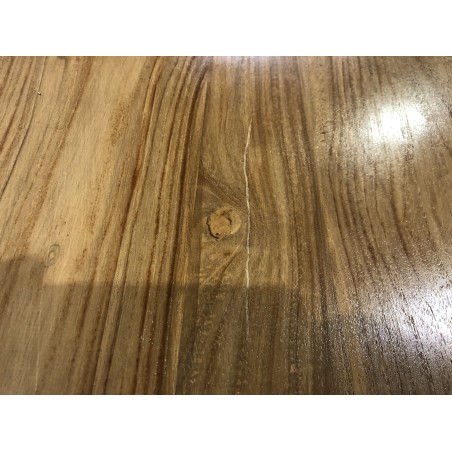 Meuble TV marron 3 tiroirs Teck | Seconde Main