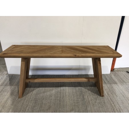 Console 160x45cm bois Pin recyclé | Seconde Main