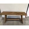 Console 160x45cm bois Pin recyclé | Seconde Main