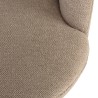 Taupe fabric upholstered armchair | Macabane Furniture