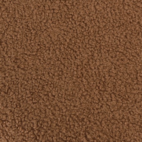 Pouf rond en tissu terracotta D44cm | Collection Agathe