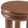 Table d'appoint ronde en bois peint terracotta D35cm | Meubles Macabane