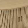 Meuble de rangement ovale 50x30cm en bois couleur naturelle | Macabane