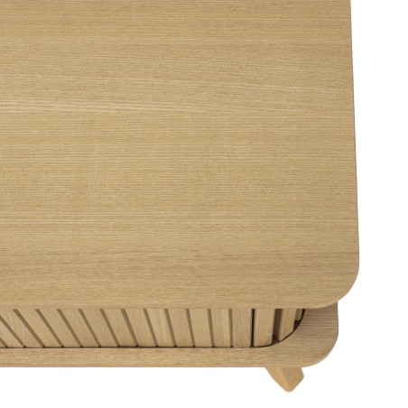 Meuble TV 100x30cm en bois couleur naturelle | Macabane
