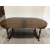 MAEVA - Double extension oval table 200/300*120 in oiled teak wood