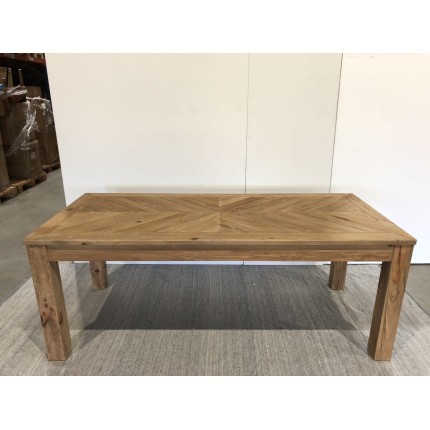 SECOND-HAND - Brown dining table 200x90cm Recycled pine