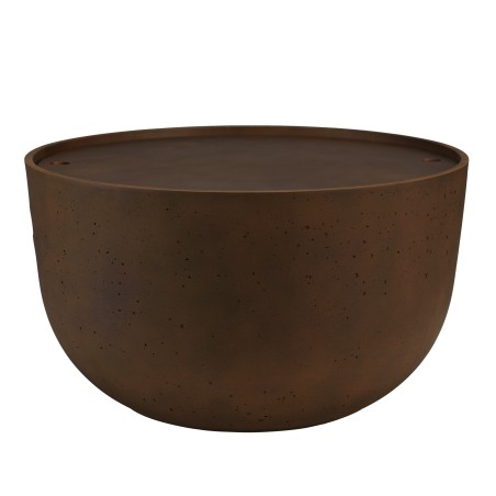 Table basse ronde en béton marron D58cm | Macabane
