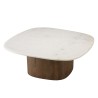 Coffee table, 80x75 cm, with white marble top | Macbane Furniture