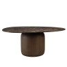 Mesa de centro tablero de cerámica marrón | Muebles Macabane