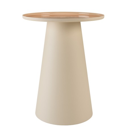 40x40 cm side table with brown top | Macabane Furniture