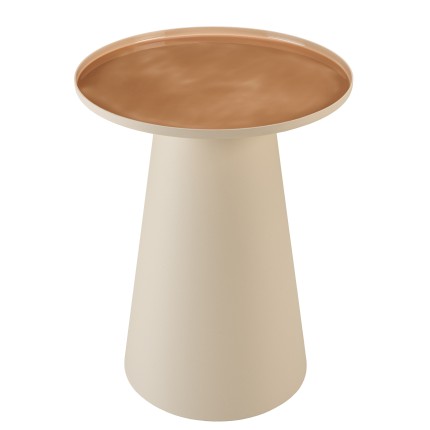 Table d'appoint 40x40 cm avec plateau marron | Meubles Macabane