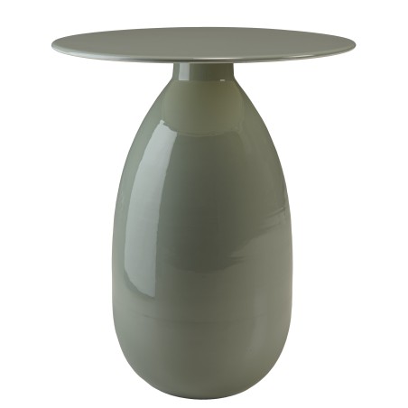 Round side table, 40x40 cm, sea green | Macabane Furniture