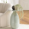 Round side table, 40x40 cm, sea green | Macabane Furniture