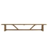 3-metre recycled teak garden bench | Macabane Furniture