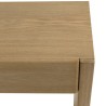 Consola 3 cajones diseño redondeado color natural | Muebles Macabane