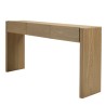 Consola 3 cajones diseño redondeado color natural | Muebles Macabane