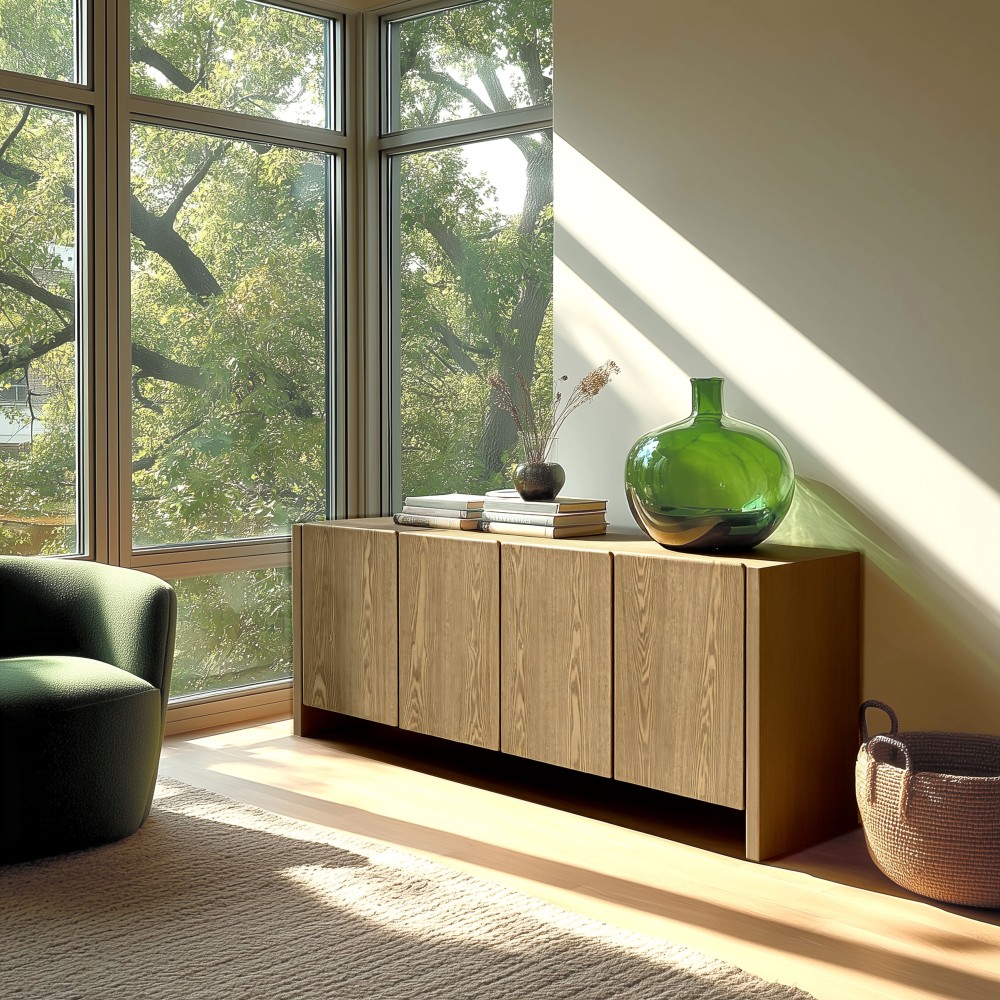 Dressoir met deuren in afgerond design | Macabane Meubelen