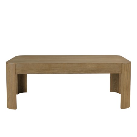 Rectangular coffee table in natural finish | Macabane Furniture