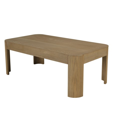 Rechteckiger Couchtisch naturfarben | Macabane Möbel