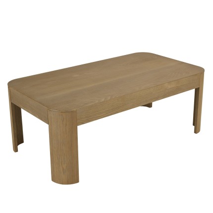 Table basse rectangulaire couleur naturelle | Meubles Macabane