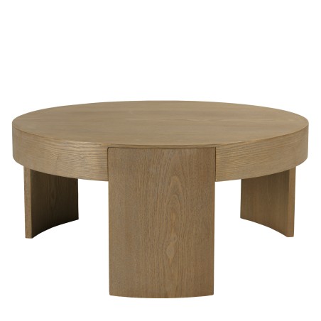 Runder Couchtisch naturfarben | Macabane Möbel
