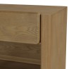 Natural-coloured wooden bedside table - Macabane Furniture