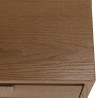 Chevet bois et décor motif arrondi | Meubles Macabane