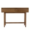 Consolle in legno color naturale 2 cassetti - Mobili Macabane