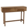 Consolle in legno color naturale 2 cassetti - Mobili Macabane
