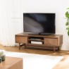 Mueble TV color natural motivo redondeado | Muebles Macabane